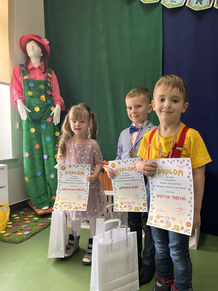 Przegląd wokalno - recytotorski "Wiosna w wierszu i piosence