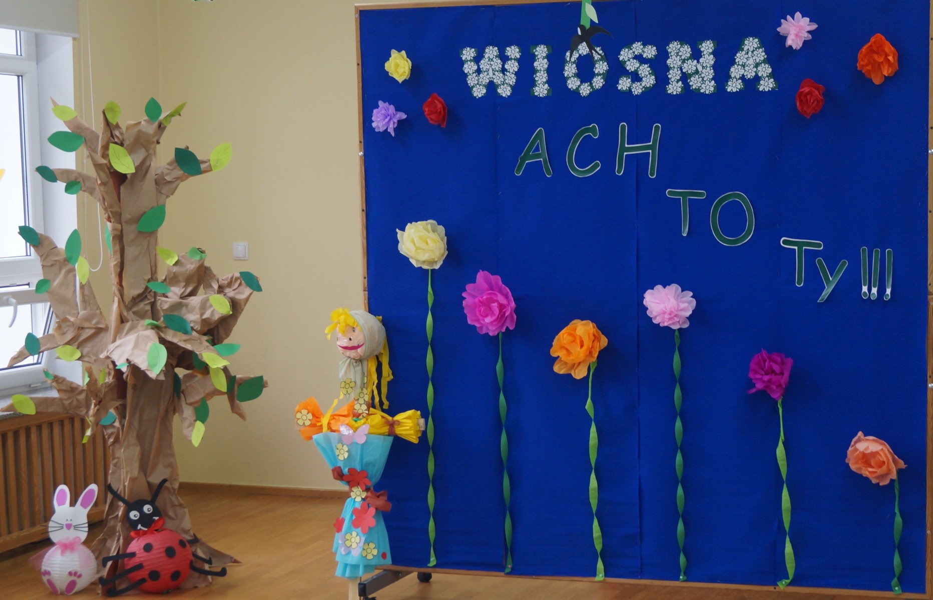 "Wiosna ach to Ty" - Przedszkolaki witają Panią Wiosnę